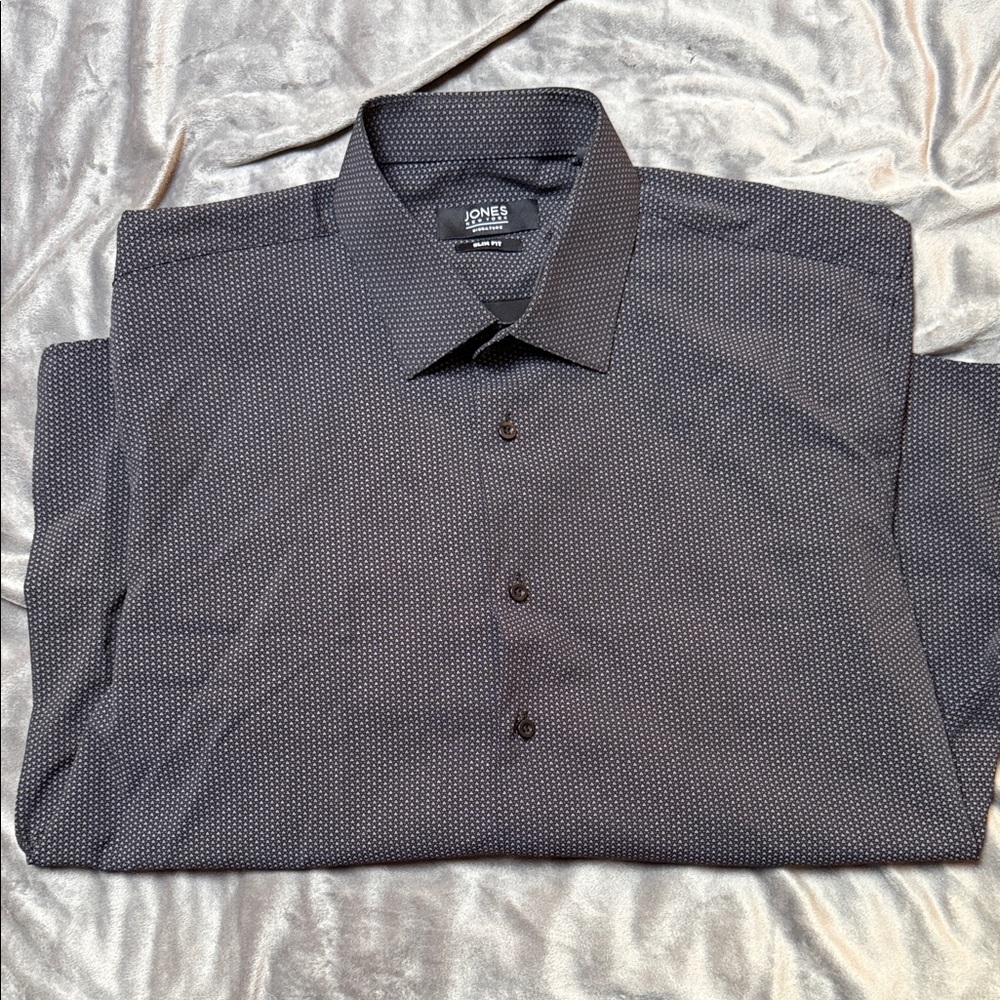 Jones New York Men's Patterned Dress Shirt